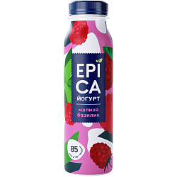 Йогурт Epica питьевой малина-базилик 2.5%