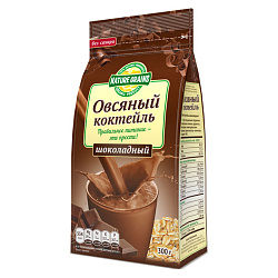 Коктейль овсяный с шоколадом | 300 г | Nature Grains. Основа здоровья Уфа. Доставка продуктов.
