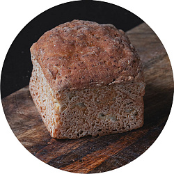 Хлеб безглютеновый Перуанский с чиа | 140 г | iХлеб. Основа здоровья Уфа. Доставка продуктов.