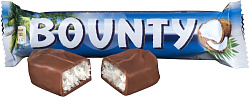 Батончик Bounty шоколадный с кокосовой мякотью 55 г