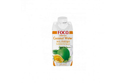 Кокосовая вода "FOCO" с манго 0.33л. Шеф Порт. Доставка продуктов.