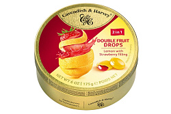 Леденцы Cavendish&Harvey Double Fruit Lemon with Strawberry 175 г