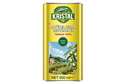 Масло оливковое Kristal Extra Virgin нерафинированное первого холодного отжима ж/б 500 мл