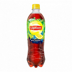 Холодный чай черный Lipton лимон 1 л
